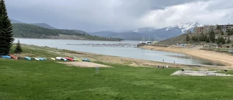 Vue sur la plage/l’océan