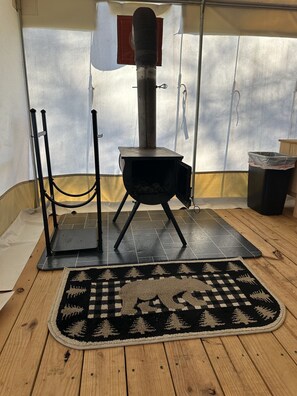 Wood stove to keep you warm
