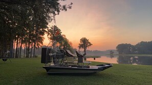 Bring your airboat - beautiful sunset