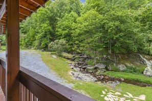 Overlooking a Stream