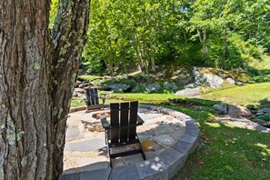 Custom Built Creekside Fire Pit