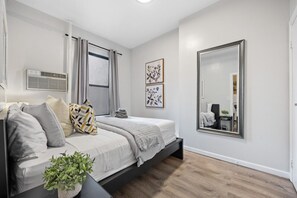 The second bedroom features a full-size bed that comfortably sleeps 2 guests.