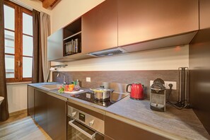 Kitchen and dining area