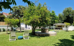 Spacious outdoor area and garden