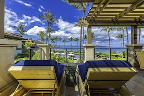 Enjoy a book on your private lanai