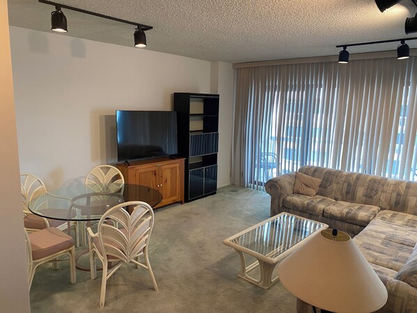 Living room, with complimentary YouTube TV