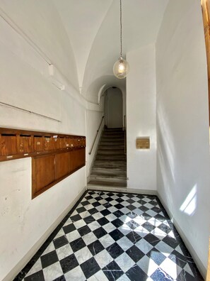 Interior entrance