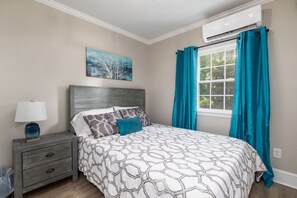 Relax in the comfort of this beautiful bedroom with it own heat/AC control.
