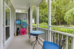 Screened Porch | Beach Gear | Single-Story Unit | 1st-Floor Condo