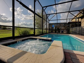 Relax In This Heated Spa