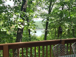 Summer Lake View off Main Level Deck
