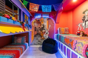 Immerse yourself in our Coco themed room