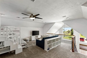 "Bright and airy loft with stunning views, cozy seating, and stylish decor!