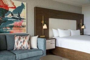 Bedroom. Exact unit will be assigned upon arrival. Views, colors, and decor may vary.