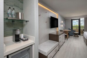 In-room amenity. Exact unit will be assigned upon arrival. Views, colors, and decor may vary.