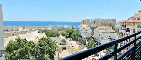 Stunning sea views from the balcony of this apartment