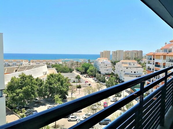 Stunning sea views from the balcony of this apartment