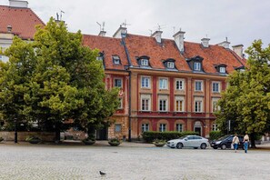 Unique property building. 