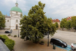 The apartment's surroundings. 