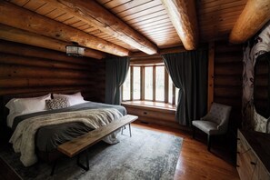 Master Bedroom: King Bed with Cozy Finishes