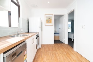 Fully stocked kitchen