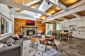 Stunning open concept living area on main floor