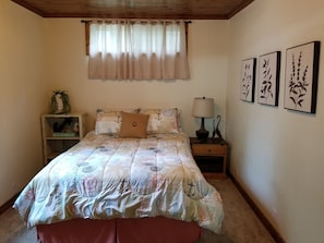 Queen bedroom on main level