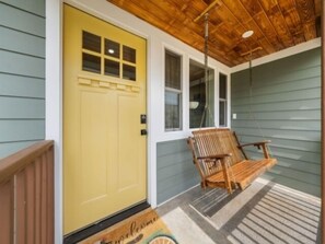 Indoors, House, Porch, Hardwood, Stained Wood