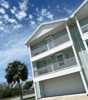 Access to two covered balconies for your enjoyment