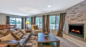 Upstairs TV area
