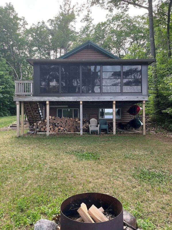 View of home from backyard