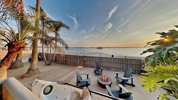 Private Bayfront Backyard with breathtaking views