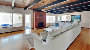 Large Sectional Sofa with TV