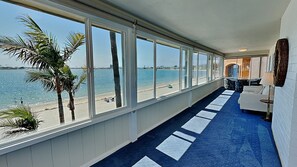 Great views from the breezy sitting room