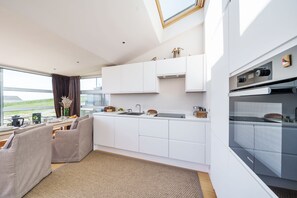 The Billy Shed, Eype: well-equipped contemporary kitchen