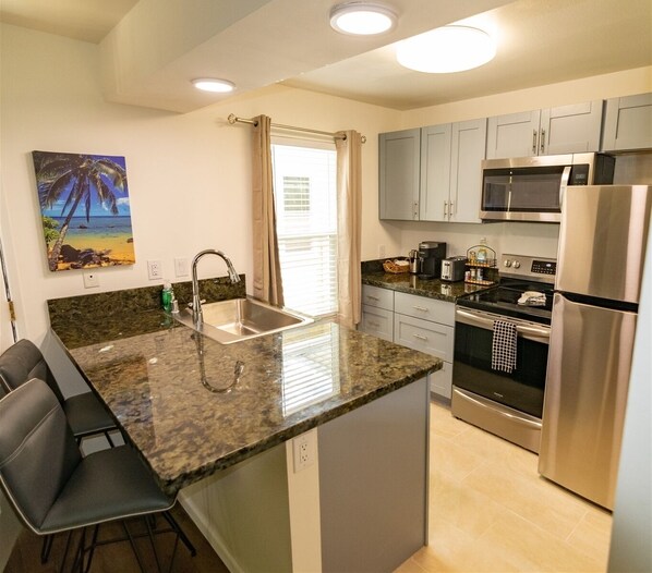 Renovated kitchen