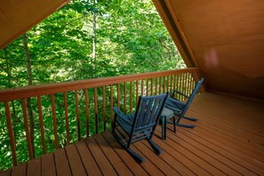 View of back upstairs deck - View of back upstairs deck