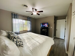 Master bedroom. King bed 