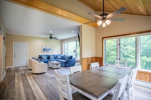 Dining room and living room