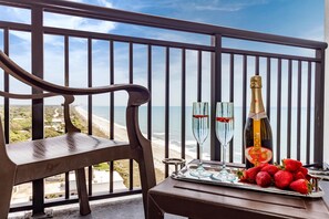 Step out onto the balcony and soak in the stunning ocean views while enjoying your morning coffee or evening cocktail.