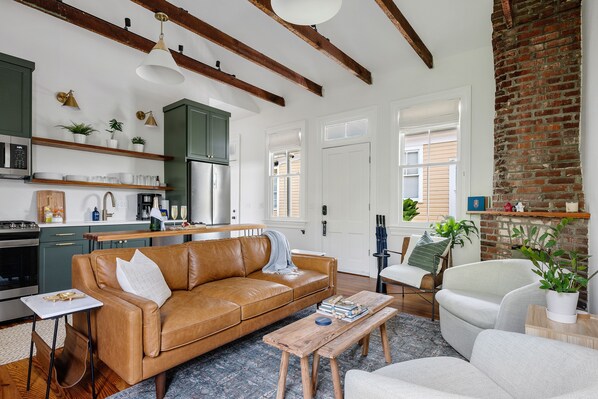 Living room with Smart TV