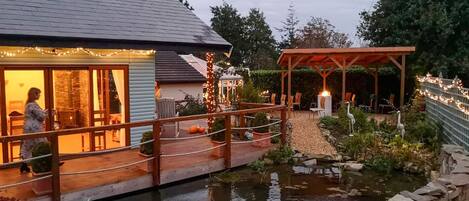 Summer House (left) Rocks Cottage (middle) Gazebo with BBQ (right)