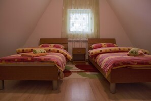 Comfortable twin beds