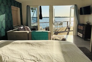 View from the king bed.