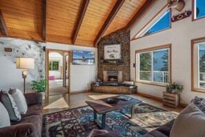 LIVING ROOM with FIREPLACE