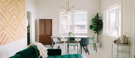 Living Room and Dining Area (Main Level)