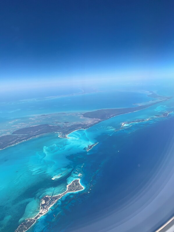 Aerial view Bahamas