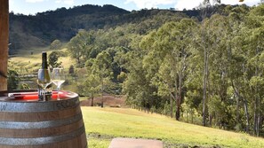 OMG! Enjoy the mountain view with Wine to compliment 