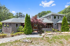 A view from the front of the home