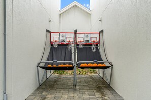 Challenge friends to endless hoops fun with our Pop-A-Shot arcade basketball!
